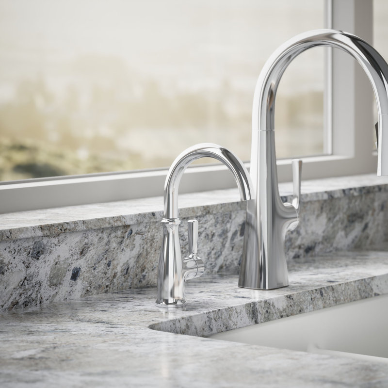 Robinet de boisson traditionnel, Chrome poli
