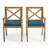 Set Of 2 Acacia Wood Patio Chair-232464897