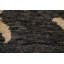 Tapis abstrait noir 5 x 6