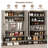 Aleatha 6-Tier 24 Pairs Shoe Cabinet With Doors And Adjustable Shelves For Entryway-9271340