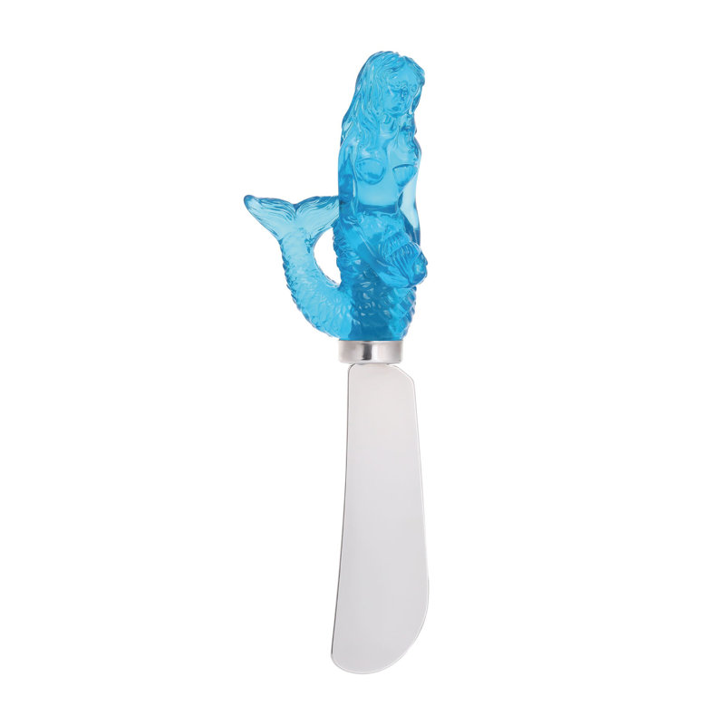 Mermaid Transparent Polyresin Cheese Spreader, S4