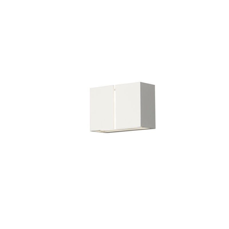 11.5cm H Integrated LED Outdoor Sconce, White