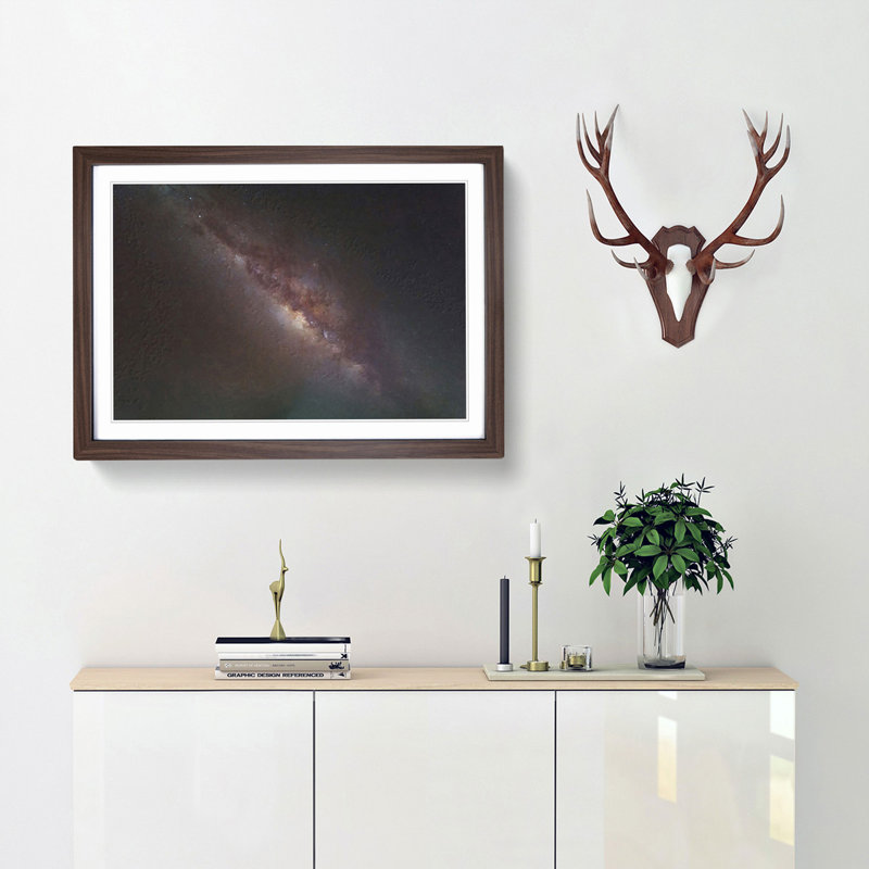 Universe in Abstract Vol.47 in Abstract - Picture Frame Graphic Art Print, Walnut Framed, 36cm H x 48cm W x 2cm D