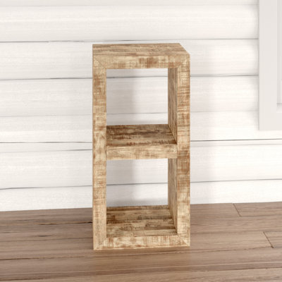 Guttenberg 90 cm H x 45 cm W Solid Wood Cube Bookcase