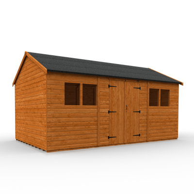 Solid Wood Shiplap Apex Garden Shed
