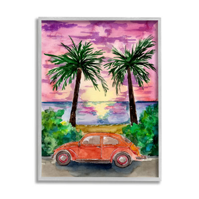 " Summer Beach Buggy " by Sebastian Grafmann Painting Print
