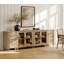Buffet Scarlett avec 4 portes en verre et plusieurs tiroirs-1604257226
