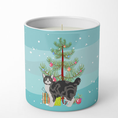 Ceramic Jar Candle with Holder