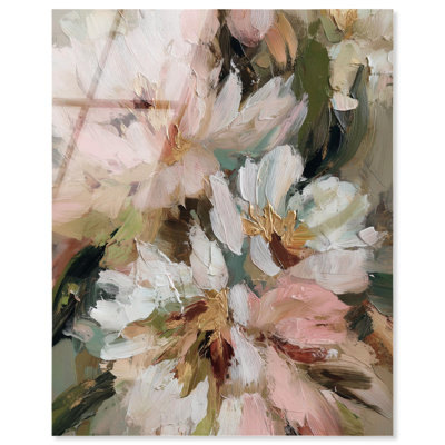 «Pink Spring Farmhouse», reproduction d'art par Art Remedy