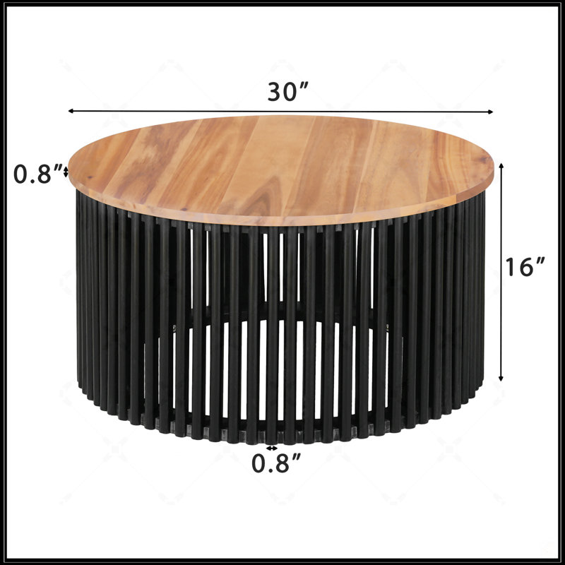 Acacia Solid Wood Coffee Table