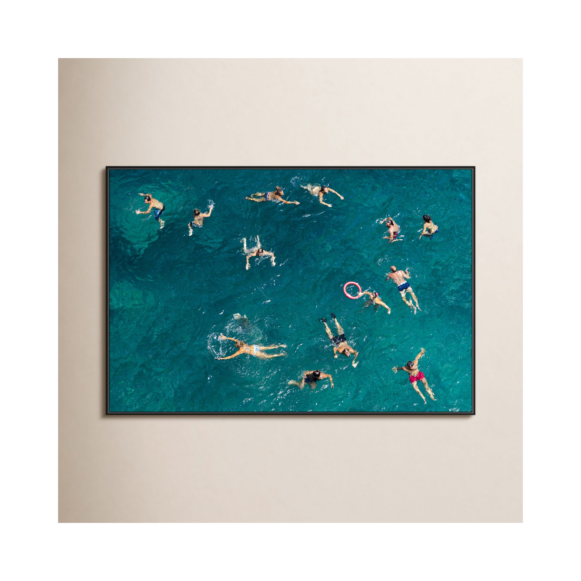 Tonti - Photograph Print, Black Framed Canvas, 41.5" H x 61.5" W x 2" D