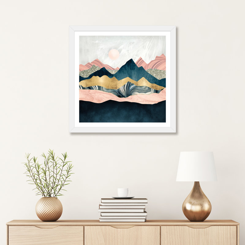 « peluchey peaks » par spacefrog designs-print, Papier avec cadre blanc, H 24 po x l 24 po x P 1 po