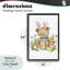 Cadre flottant avec ours en peluche Springy Pâques, design par Amy Hall-644203897-644203878