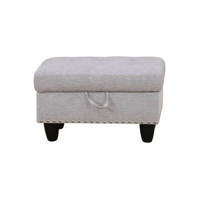 28.5"W Upholstered Ottoman
