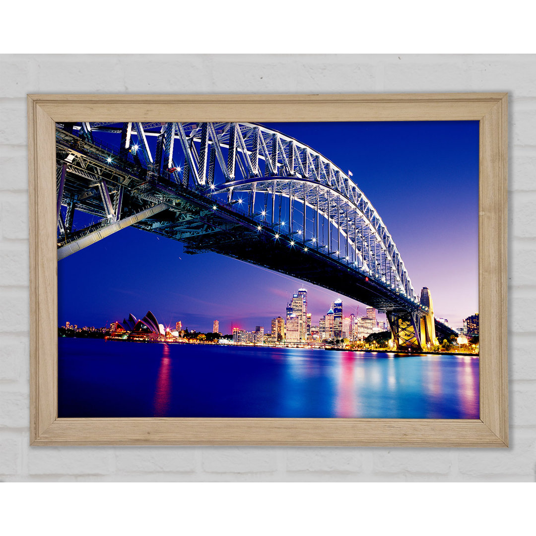 Sydney Harbour Bridge Blaue Nacht - Druck