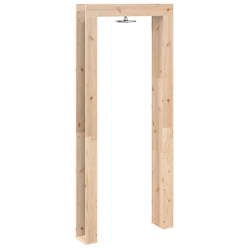 Outdoor Shower and Footwash Spout, Light Oak