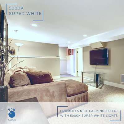 6'' Dimmable Air-Tight IC Rated Standard Recessed Lighting Kit