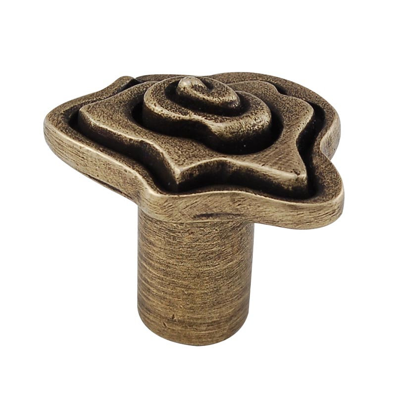 Ariosto Novelty Knob, Antique Brass