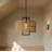 12.6" Hand Woven Rattan Chandelier Boho Adjustable Pendant Light for Kitchen Island Dining Living Room