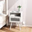 Table de chevet en bois massif Birdsall-86870245