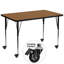 Table d'activité rectangulaire en stratifié Goddard Mobile l 24 po x L 48 po-12526311-40433202