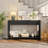 47.2" Console Table with 2 Drawers and Open Storage Shelf