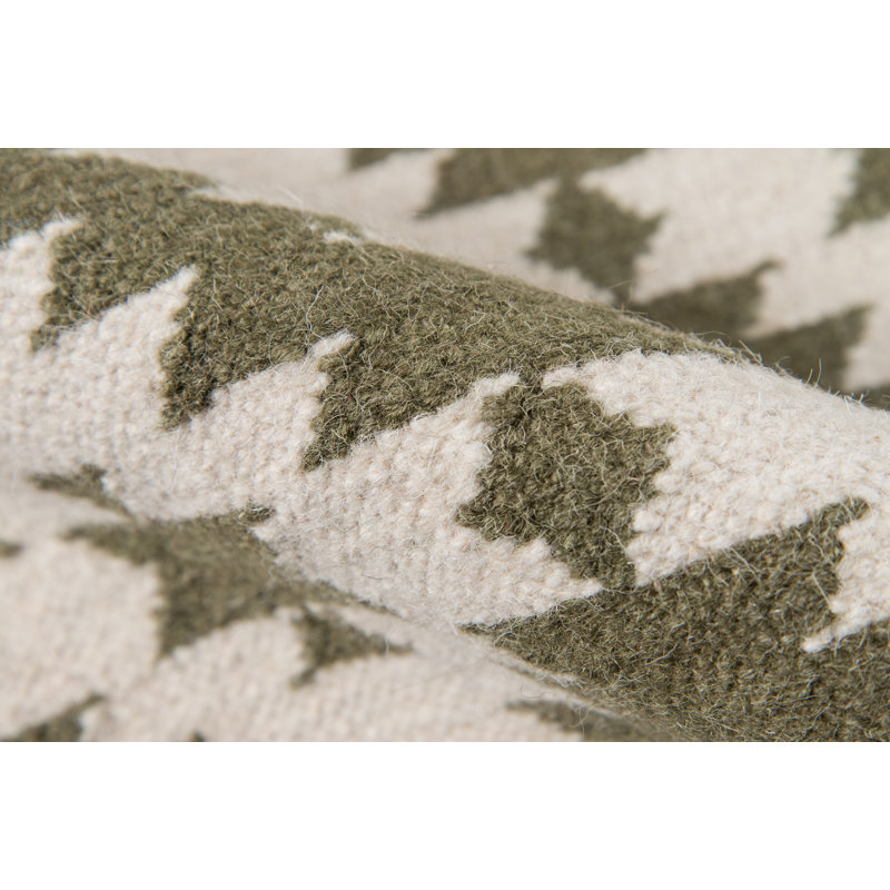 Thompson Wool Geometric Area Rug, Rectangle 7'6" x 9'6"