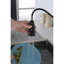 Robinets de cuisine noirs rétractables, finition mate, poignée simple, fixation sur le comptoir, robinet d'évier moderne à température d'eau facile à contrôler avec installation-1418097812