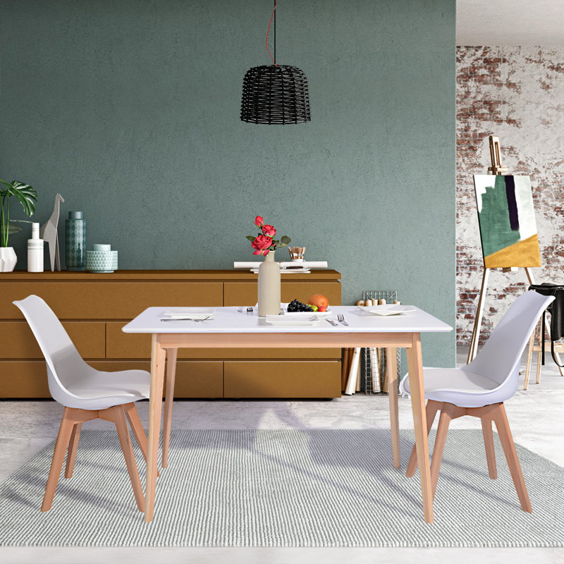 Carey Solid Wood Base Dining Table
