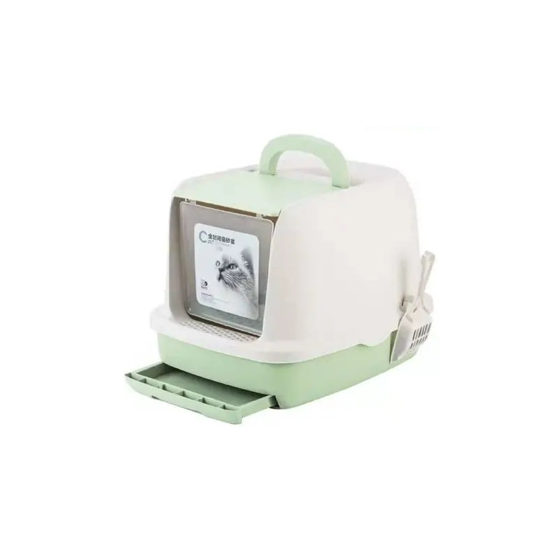 Gower Plastic Litter Box, Green