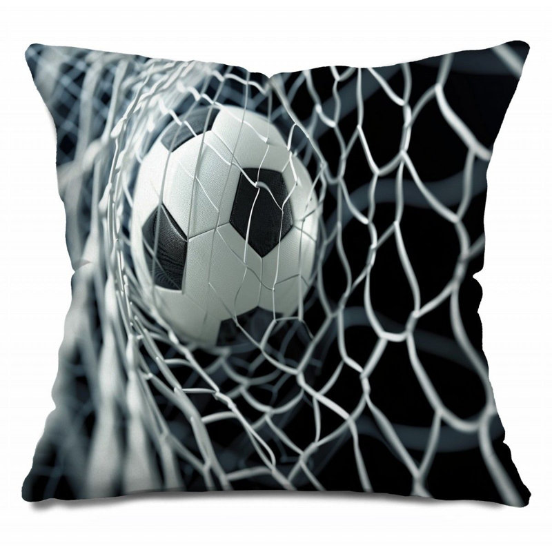 Coussin de soccer, coussins sportifs, H 18 po x l 18 po