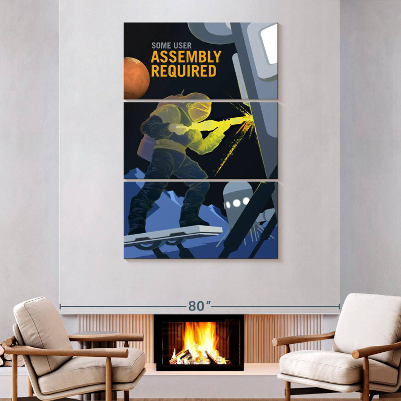 Oberle Mars Explorers Wanted Poster I, 74'' H x 48'' W