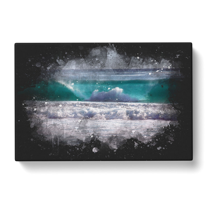 Ocean Wave - Wrapped Canvas, 35cm H x 50cm W x 3cm D