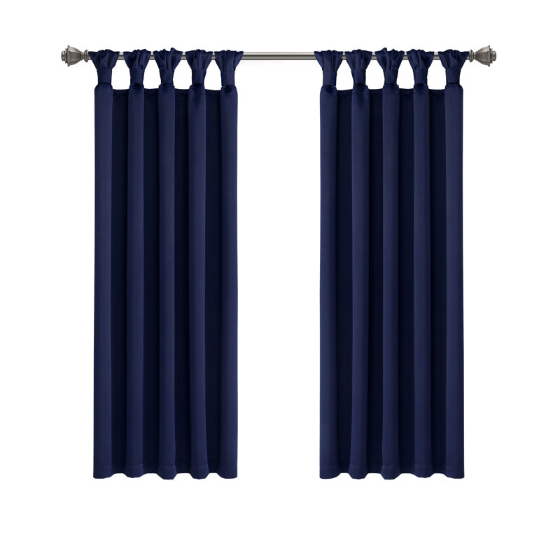 Paire de rideaux occultant et isolants Lush Decor, Bleu marine, 52 po x 63 po