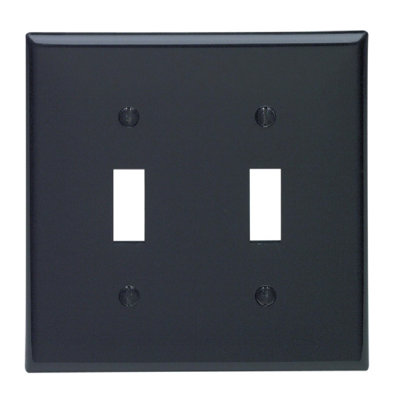 No Subject 2 - Gang Toggle Light Switch Standard Wall Plate