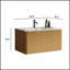 Meuble-lavabo flottant mural 30 po avec lavabo en céramique, design moderne et spacieux pour un rangement amélioré-1374244665-1374244667