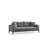 Amarande Stylish 3-Seat Sofa-Bed, Light Grey Fabric, 88.6 x 36.2 x 29.5 inches | Durable Beech Wood & Chipboard Frame, 100% Polyester | Turnable Back Mechanism, Dry-Cleanable, Portable Cushions | Perfect for Living Room & Guest Room-2036801702