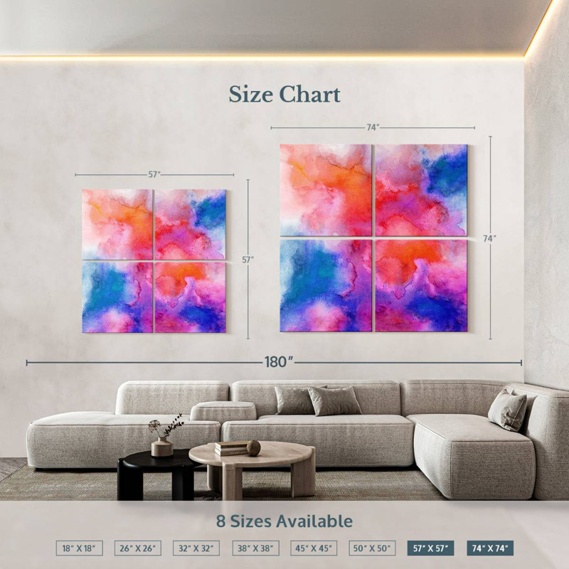 Acquiesce, 57" H x 57" W