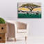  «Zebra Run» par Alonzo Saunders, art mural sur toile, 40 po x 26 po-740296194