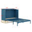 Lit escamotable avec pieds en fer durable, style moderne-130165812