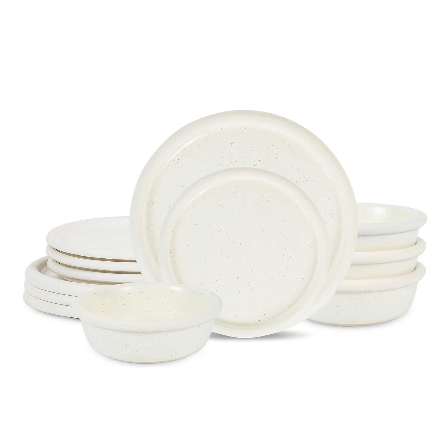 Stone Lain Capri 12-Piece Dinnerware Set Stoneware & Reviews | Wayfair