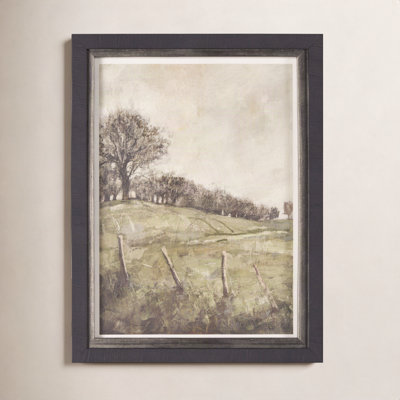 Old Style Landscape I Hand-Embellished Print