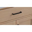 Meuble-lavabo simple en bois massif 66 po avec plateau en quartz blanc Thornaby-1195506919-1160528166