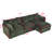 Modern Chenille Loveseat Sofa Couch With Ottoman-506217866-506217867