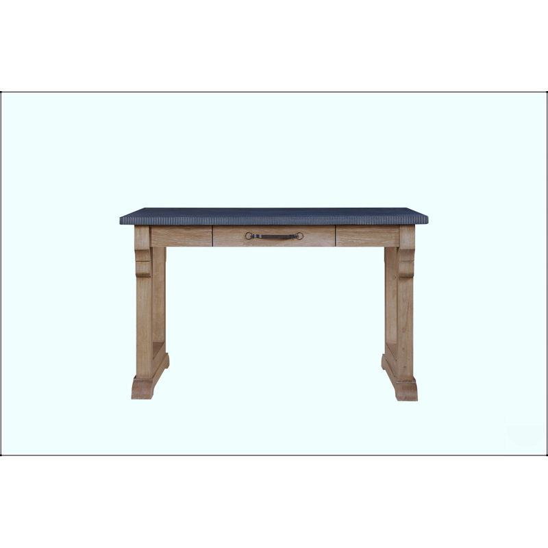 Durable Cement Top Kitchen Island With Storage Drawer, Perfect For Modern Farmhouse Kitchens And Food Preparation.