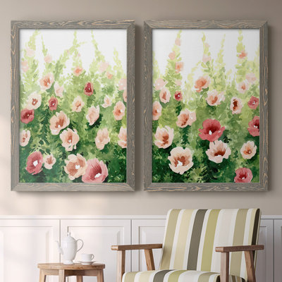 Toile encadrée Sunlit Flora I-Premium - prête à être accrochée