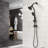 Dual Shower Head System with Slide Bar, 7 Spray Settings & Handheld Shower-64133734