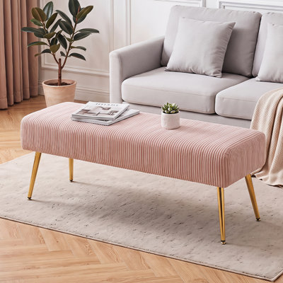 Banc en velours Rodjanae
