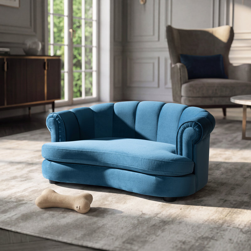 Canapé-lit pour chien 35,5 po Halle, Velours doré