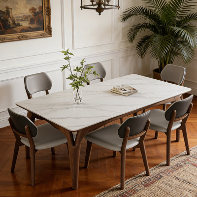 Modern minimalist dining table
